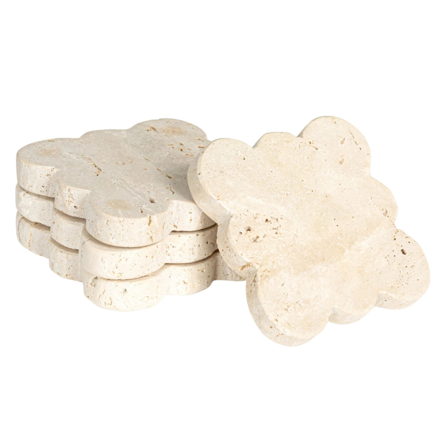 Travertine Coasters | Set of 4