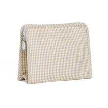 Load image into Gallery viewer, Roadie Pouch | Medium | Gingham Khaki
