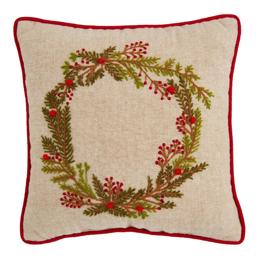 Mini Pillow | Wreath