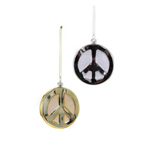 Load image into Gallery viewer, Peace Sign Ornament | 2 Colors
