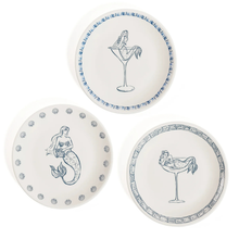 Load image into Gallery viewer, The Salty Mermaid Appetizer Plates | 3 Styles
