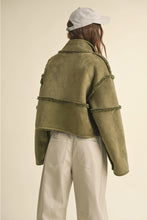 Load image into Gallery viewer, Suede + Sherpa Reversible Jacket
