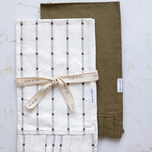 Load image into Gallery viewer, Stripe Ruffle Dish Towels | Set of 2
