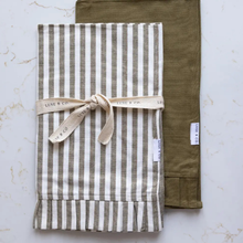 Load image into Gallery viewer, Embroidery Ruffle Dish Towels | Set of 2
