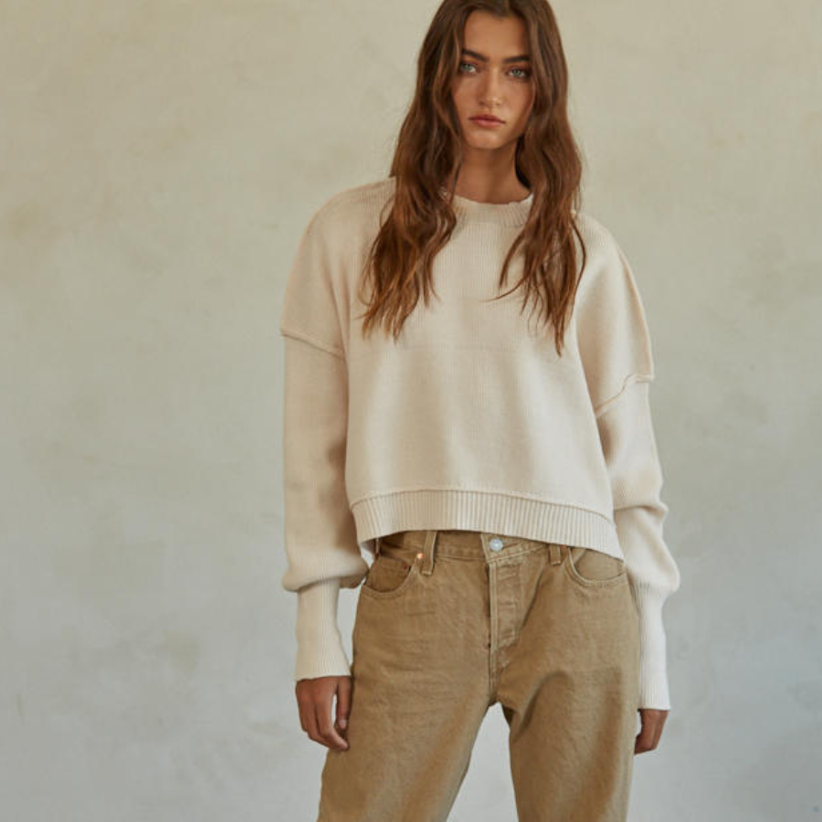 Leda Pullover | Natural