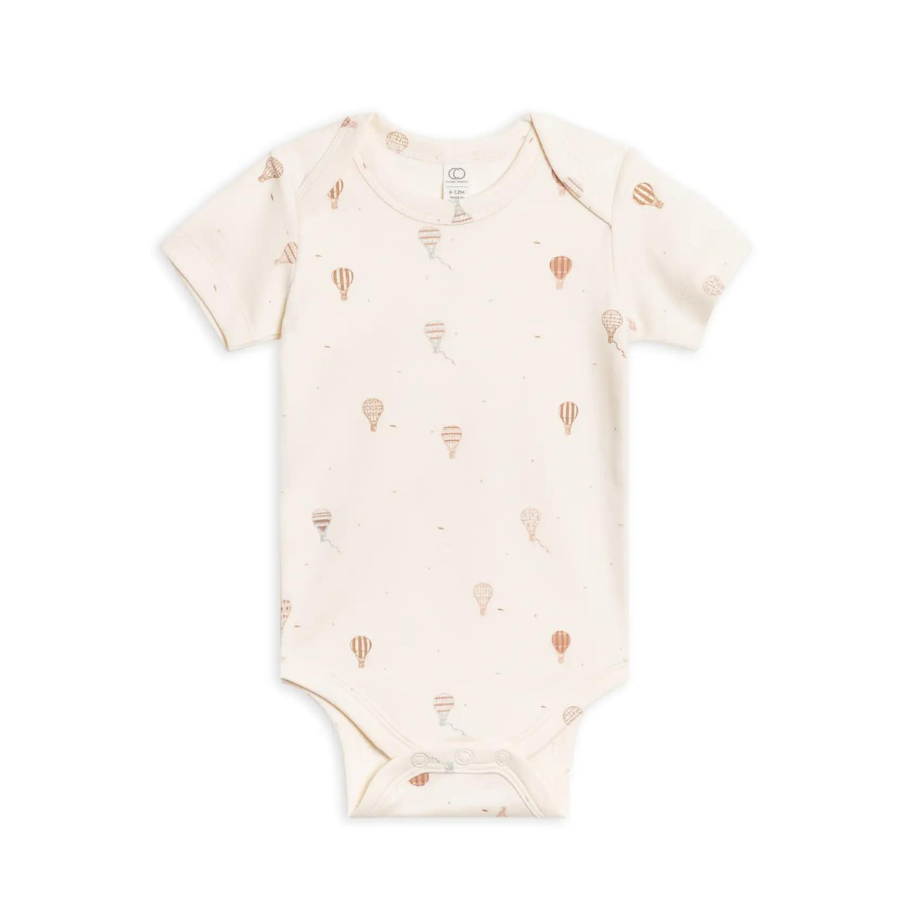 Organic Baby Bodysuit | Hot Air Balloon