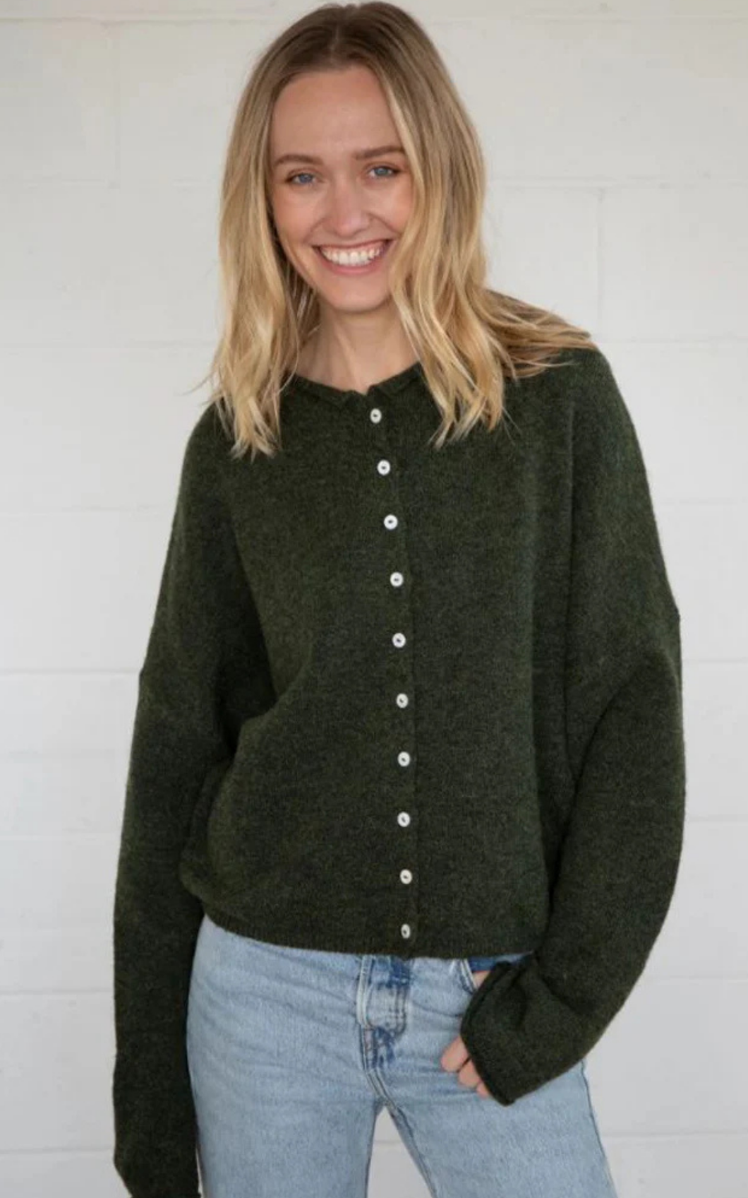 Piper Cardigan | Hunter Green