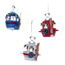 Load image into Gallery viewer, Ski Slope Gondola Ornament | 3 Styles
