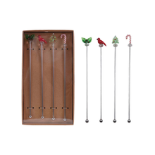 Load image into Gallery viewer, Icon Cocktail Stirrers | Set of 4
