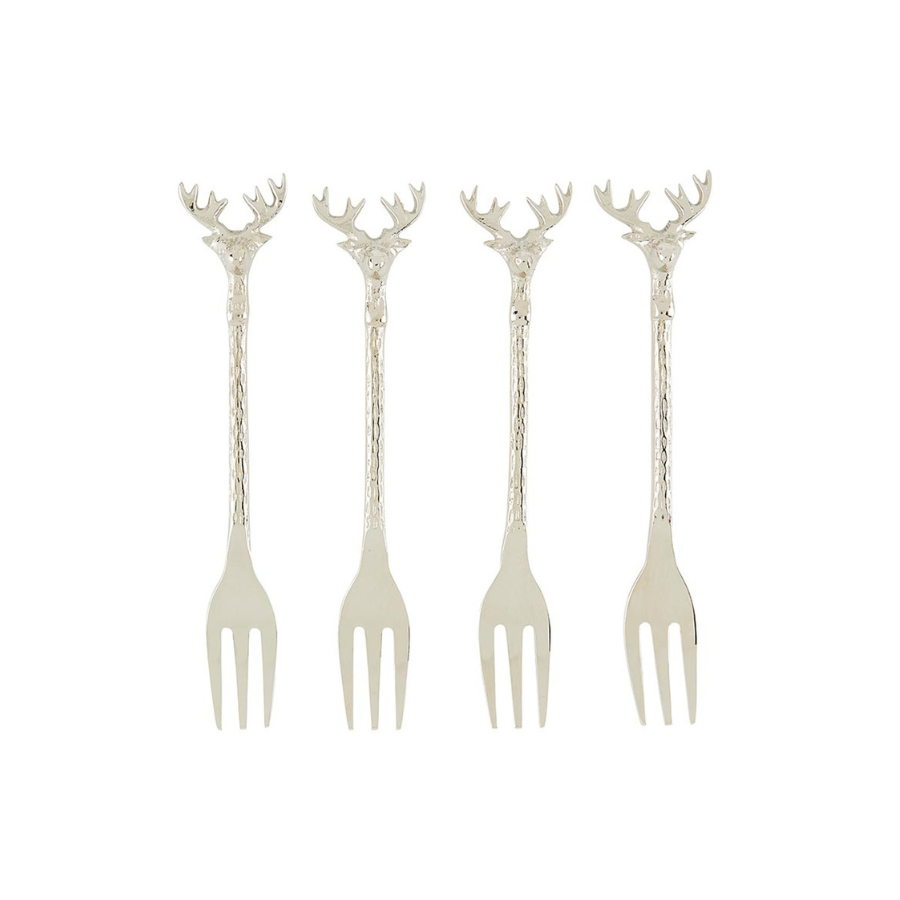 Deer Appetizer Forks | Set of 4