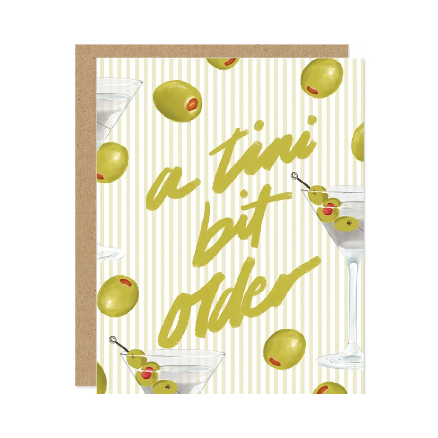 A Tini Bit Older Birthday Card