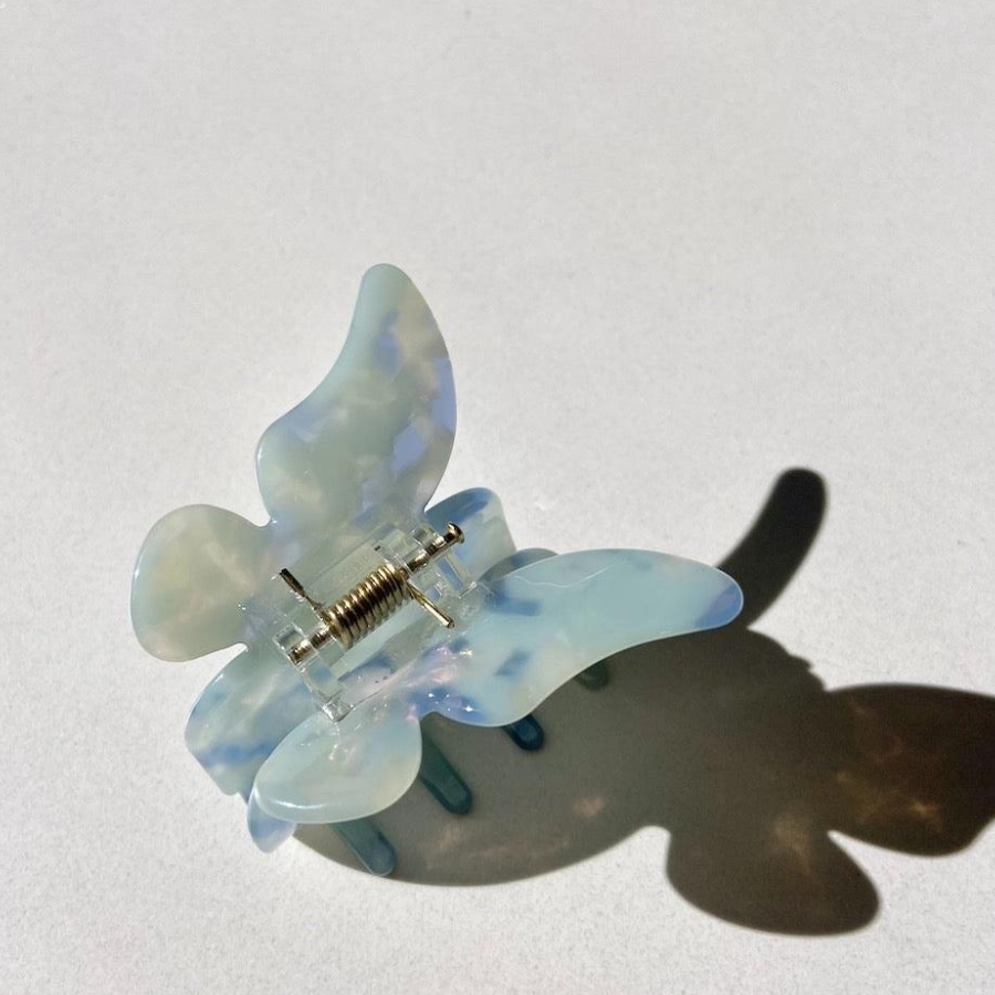 Big Butterfly Claw Hair Clip | Blue