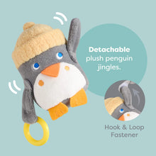 Load image into Gallery viewer, Penguin Activity Spiral | Stroller + Car Seat Toy
