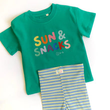 Load image into Gallery viewer, Organic Cotton Tee | Snacks + Sun

