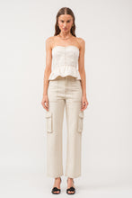 Load image into Gallery viewer, Taylor Cargo Pant | Cream
