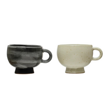 Load image into Gallery viewer, 10 oz. Stoneware Footed Mug | 2 Colors
