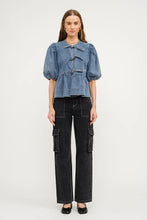 Load image into Gallery viewer, The Norah Denim Blouse
