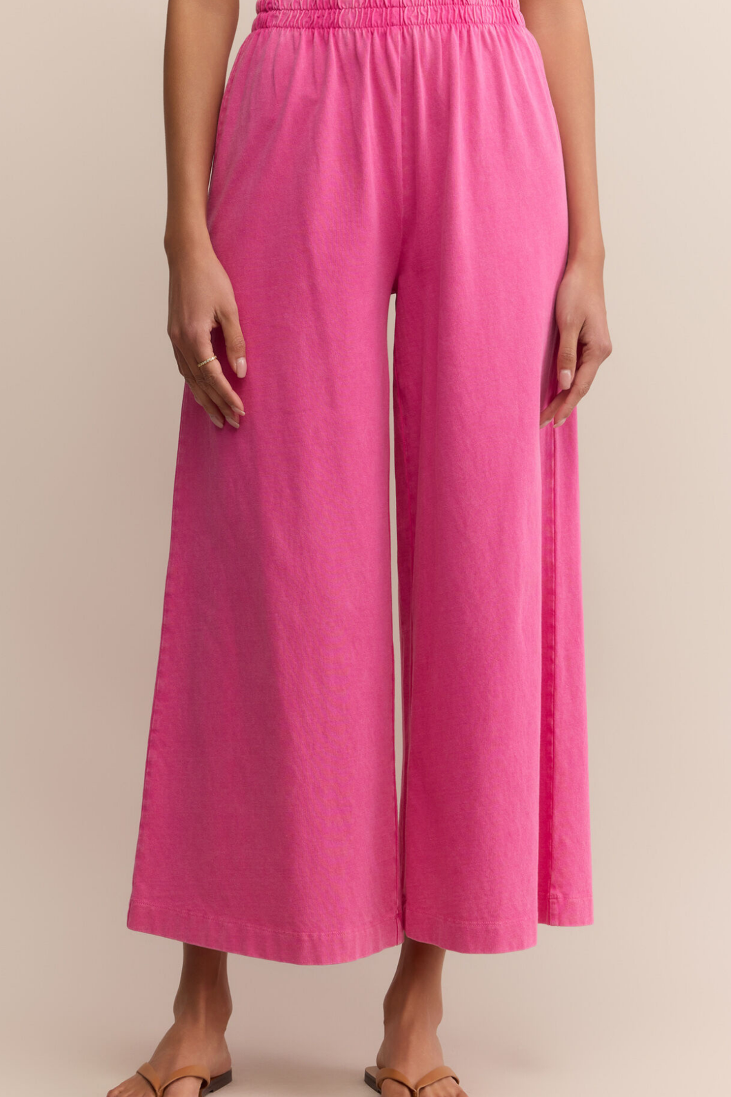 Scout Jersey Flare Pant | Island Pink