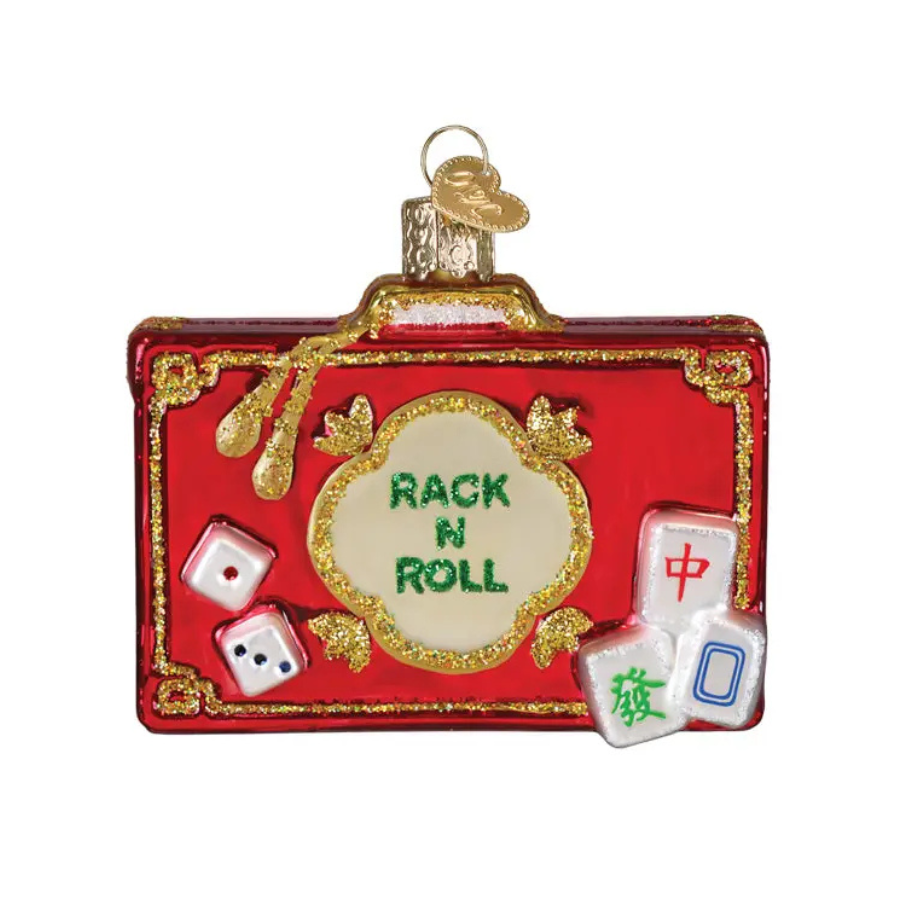 Rack N Roll Mahjong Ornament