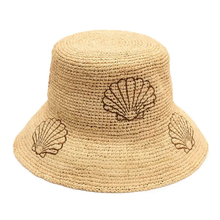 Load image into Gallery viewer, Straw Hat | Seashell
