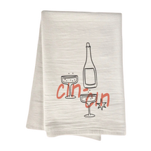 Load image into Gallery viewer, Cotton Tea Towel | Cin Cin Champagne
