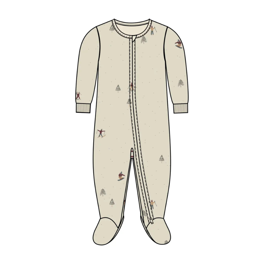 PRE- ORDER | Peyton Zipper Sleeper | Ski Trails