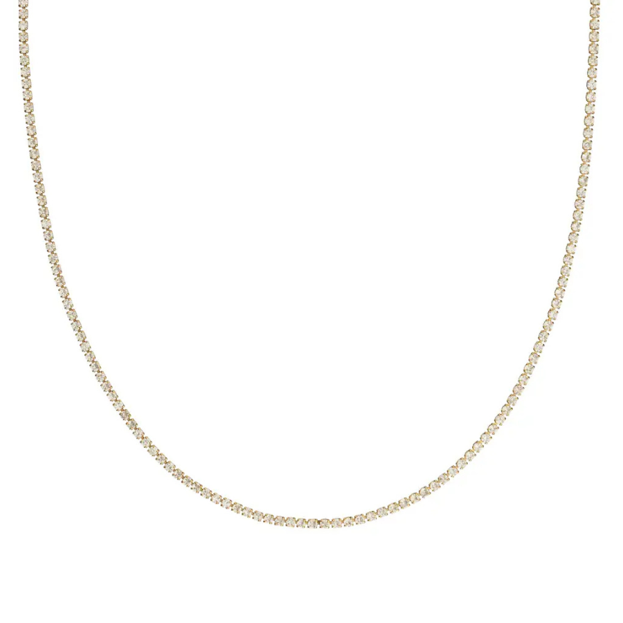 18K Gold Tennis Choker