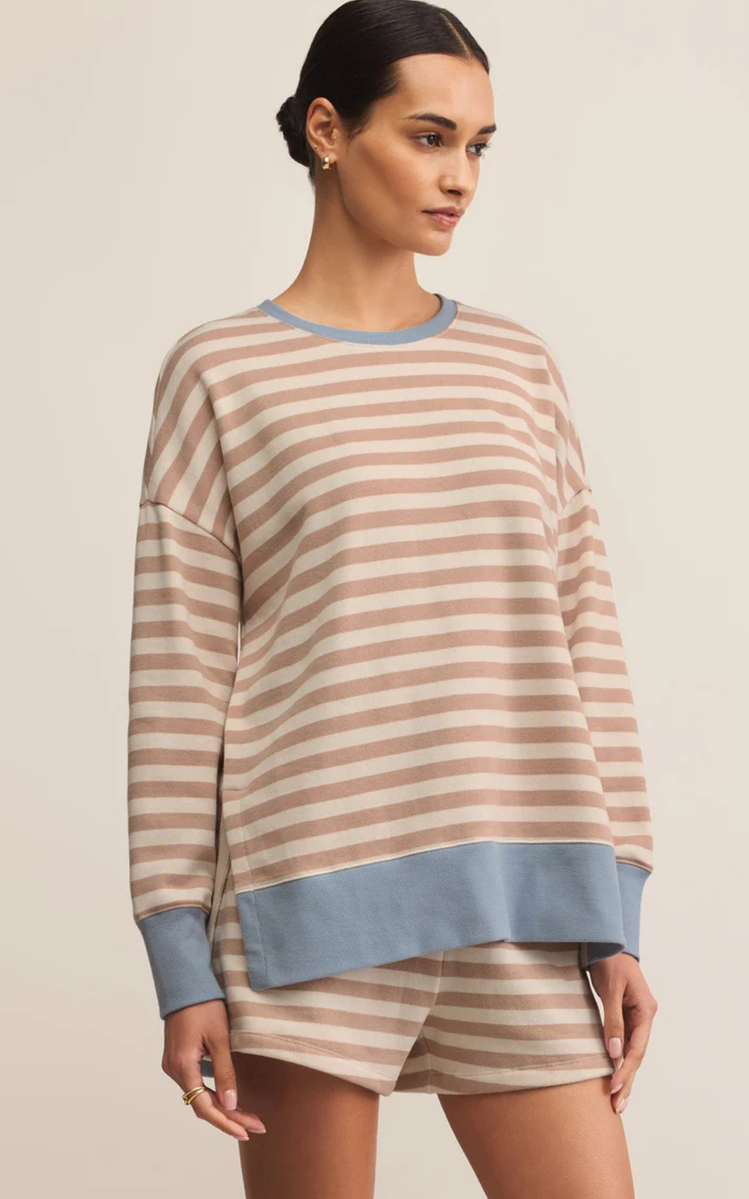 Low Key Stripe Set | Sweatshirt