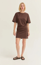 Load image into Gallery viewer, Erin T-Shirt Mini Dress | Brown
