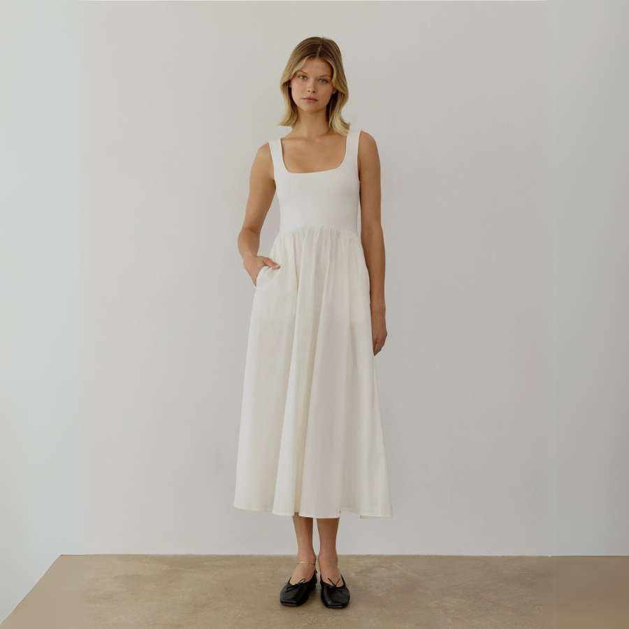 The Lucy Dress | Cream