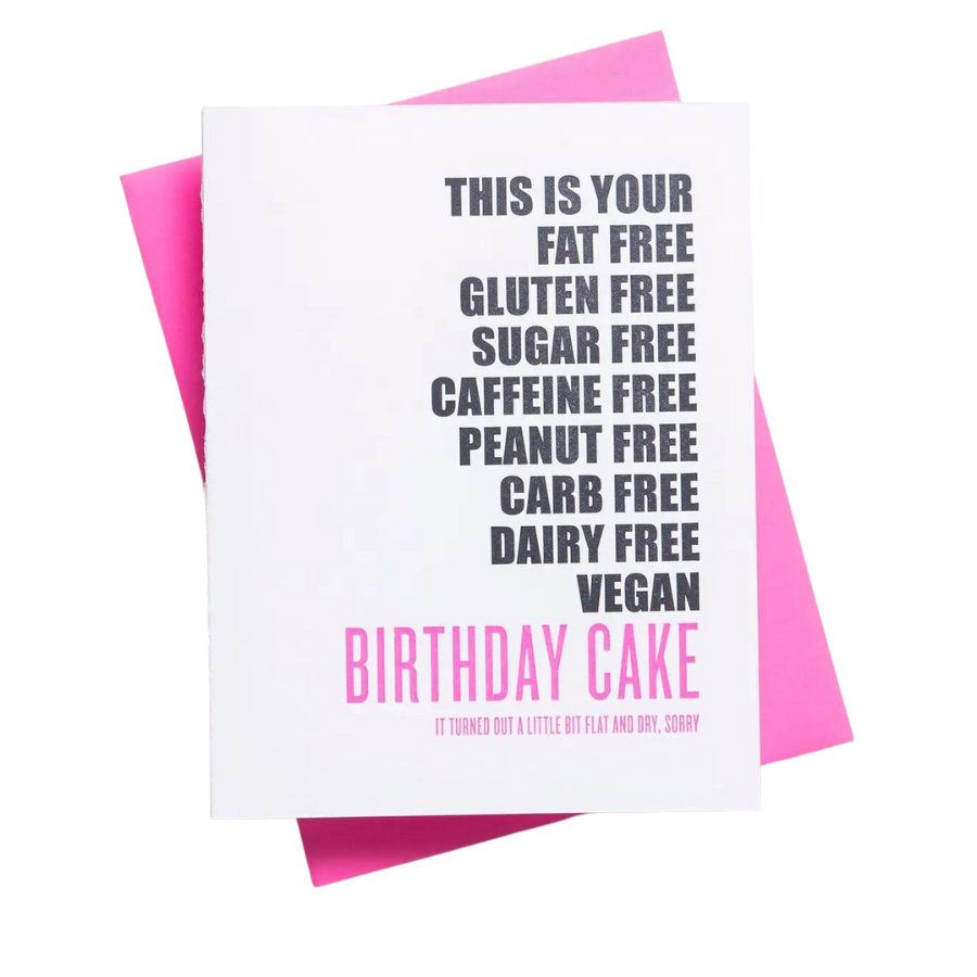 Gluten Free Birthday Card