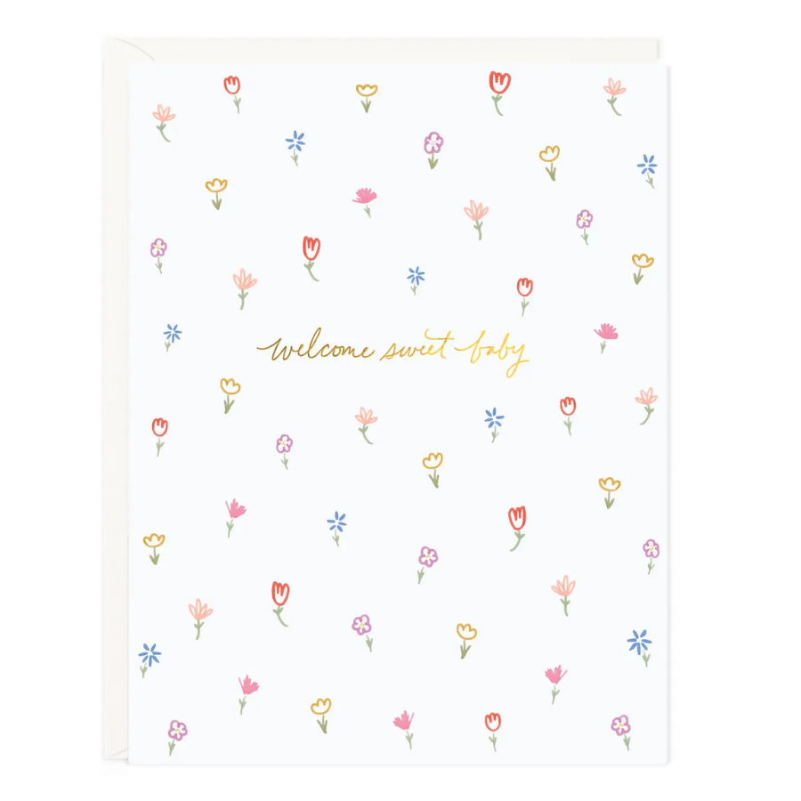 Sweet Baby Petite Floral Card