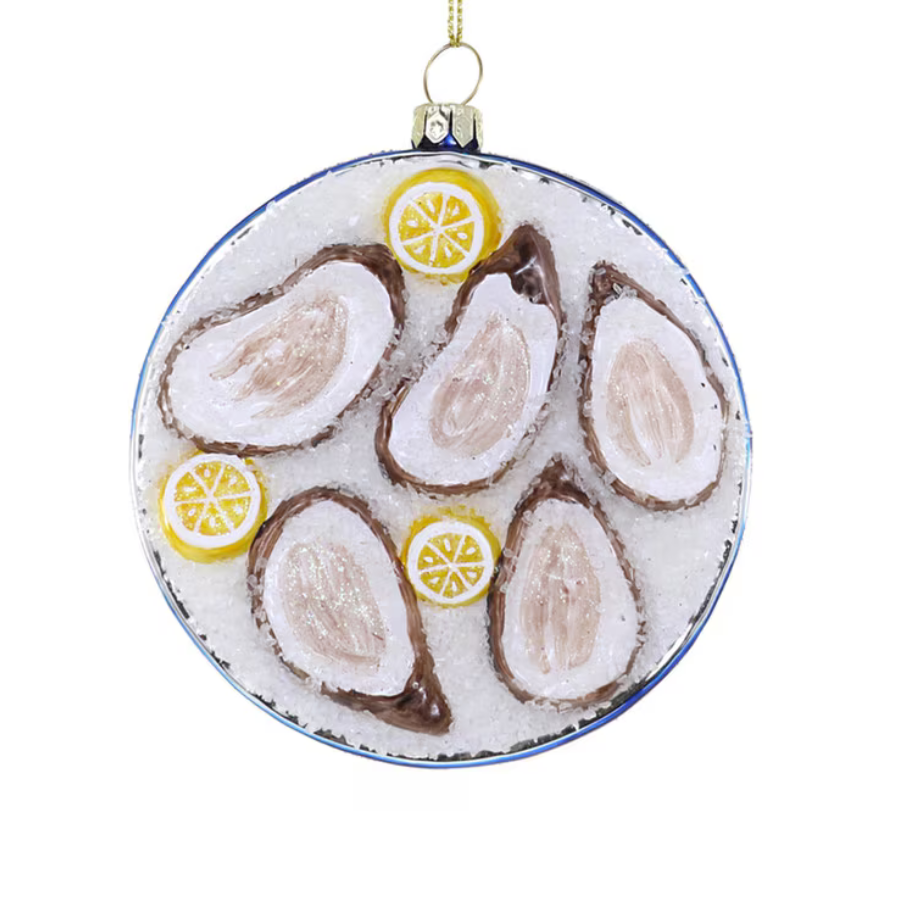 Plated Oyster Ornament