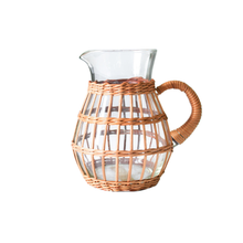 Load image into Gallery viewer, Rattan Cage Pitcher
