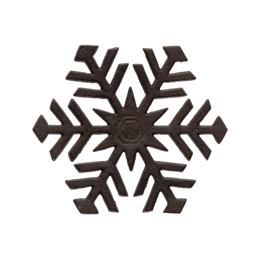 Cast Iron Snowflake Trivet