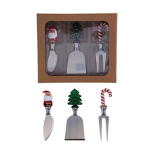 Load image into Gallery viewer, Holiday Icon Cheese Knives | Set of 3
