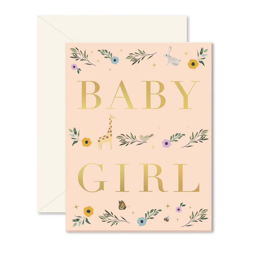 Baby Girl Storybook Card