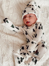 Load image into Gallery viewer, Forest Green Trees Waffle Onsie
