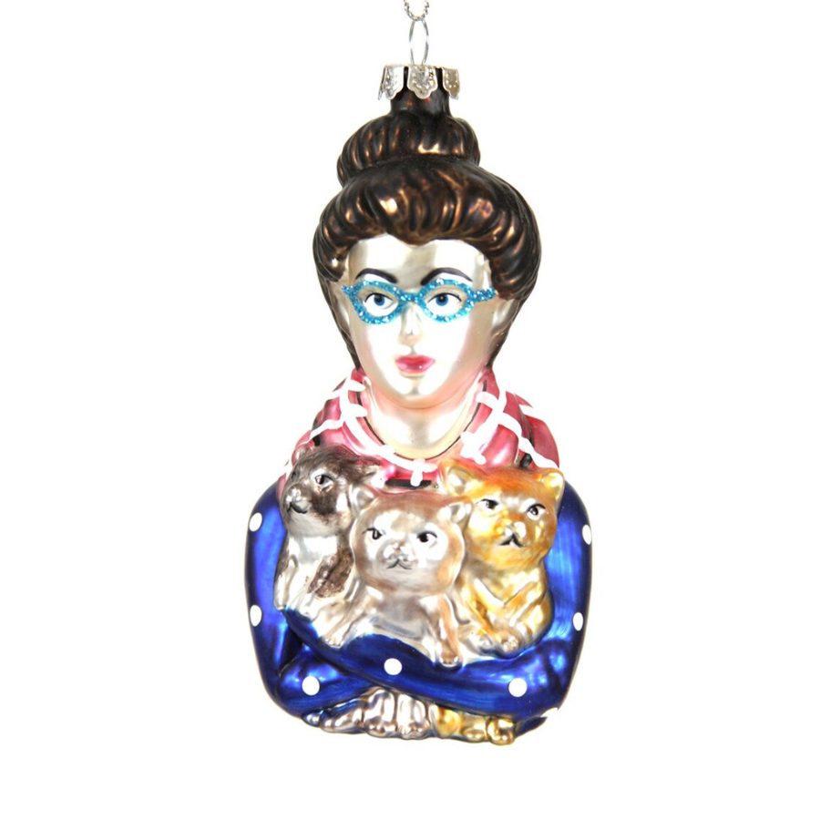 Cat Lady Ornament