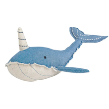 Load image into Gallery viewer, Caspian Narwhal Stuffed Animal
