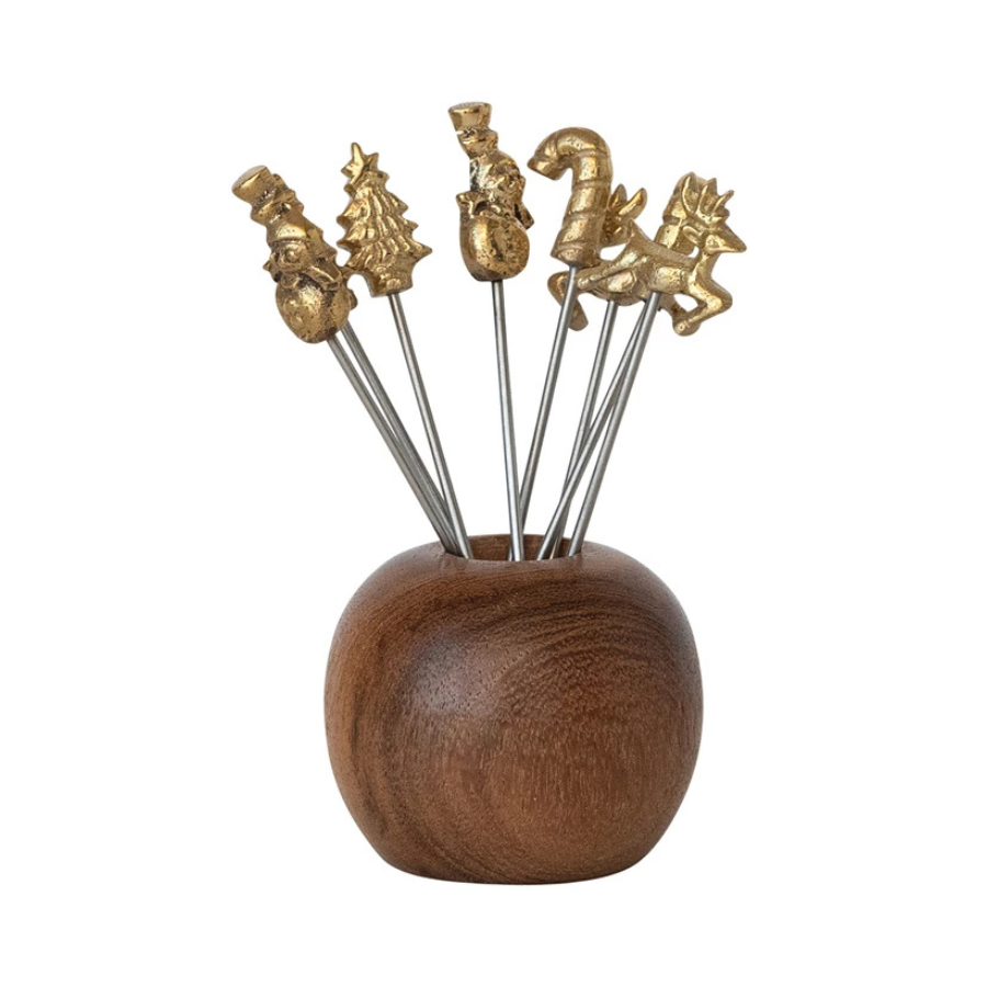 Holiday Appetizer Picks | Set of 9