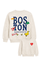 Load image into Gallery viewer, Kids Boston Icon Sweatshirt | Oatmeal
