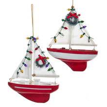 Load image into Gallery viewer, Red Sailboat | 2 Styles
