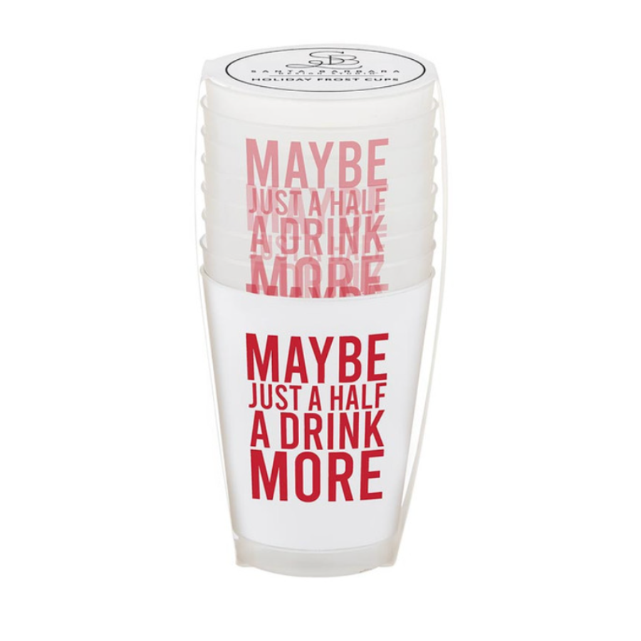 Reusable Cup Set | Drink More | 8 Pack