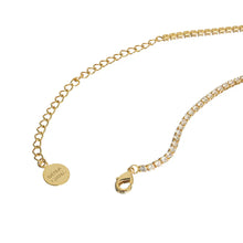 Load image into Gallery viewer, 18K Gold Tennis Choker
