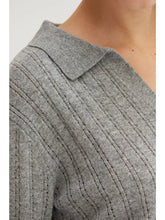 Load image into Gallery viewer, Saman Pointelle Polo Top
