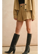 Load image into Gallery viewer, Pleated Suede Set | Shorts
