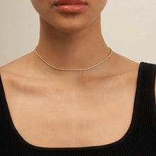 Load image into Gallery viewer, 18K Gold Tennis Choker
