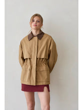 Load image into Gallery viewer, Lennon Drawstring Waist Barn Jacket

