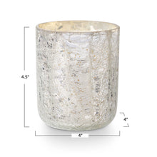 Load image into Gallery viewer, Balsam + Cedar | Boxed Crackle Glass Candle
